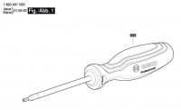 Bosch 1 600 A01 V9Z Schrauber Screwdriver Spare Parts